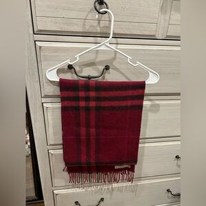 Burberry Scarf- Burgundy